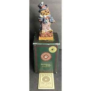 Boyds Bears Patriotic Figurine Uncle Elliot The Head Bean Wants You! 1997